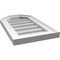Ekena Millwork Octagonal Top Surface Mount PVC Gable Vent w/ 2"W x 1-1/2"P Brickmould Frame, 12"W x 20"H GVPOT12X2002SN - alternate 5